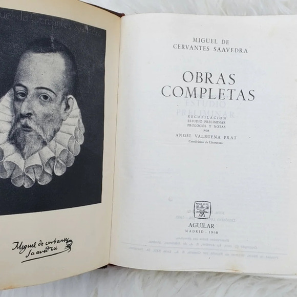 Complete works‎ of Cervantes in Spanish..Obras de Cervantes - Picture 3 of 3